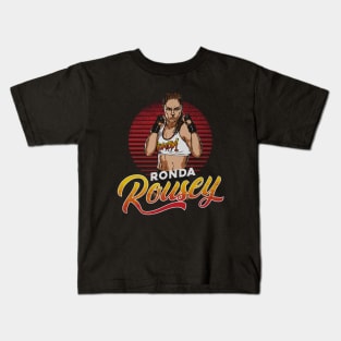 Ronda Rousey Pose Kids T-Shirt